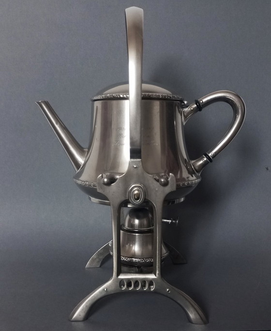 Image 1 of Wmf Secessionist/Art-Deco Spirit Kettle Teapot Cca 1910