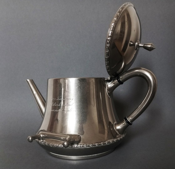 Image 1 of Wmf Secessionist/Art-Deco Spirit Kettle Teapot Cca 1910