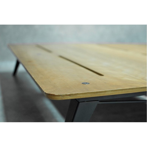 Image 1 of Vintage "Dimanche Matin" daybed in steel and cherry wood by Christer Schweilz for Pallucco, 1991