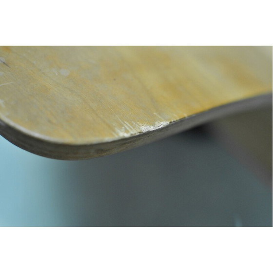 Image 1 of Vintage "Dimanche Matin" daybed in steel and cherry wood by Christer Schweilz for Pallucco, 1991
