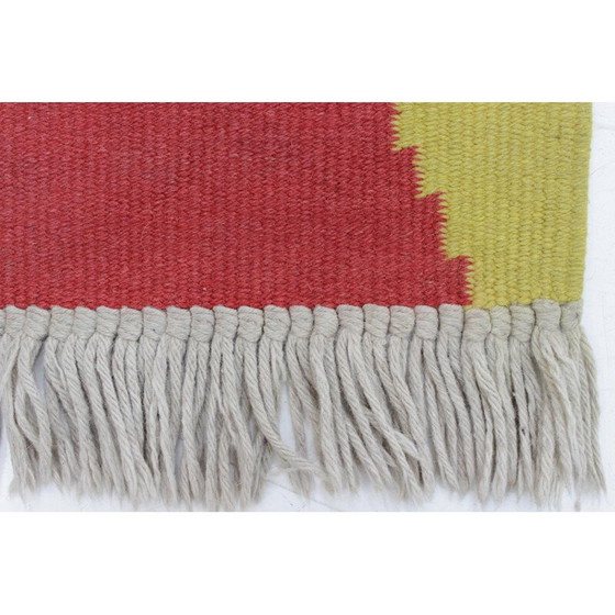 Image 1 of Vintage geometric rug, Czechoslovakia 1970