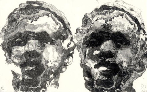 Paul Smulders -2 Cups Lithograph – lithos zeefdrukken