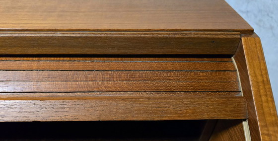 Image 1 of Modernist Teak Secretary by Fratelli Proserpio, Italy, 1960