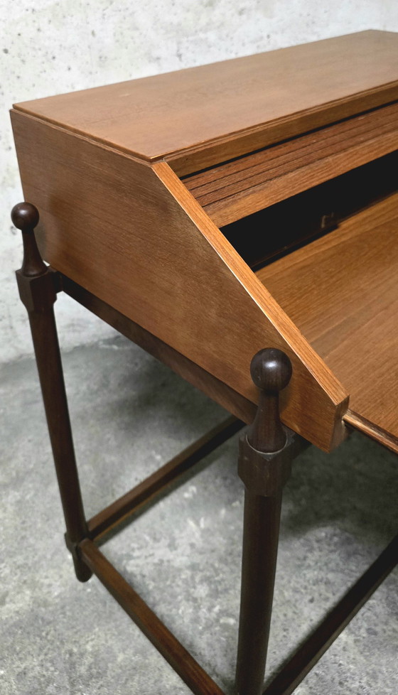 Image 1 of Modernist Teak Secretary by Fratelli Proserpio, Italy, 1960