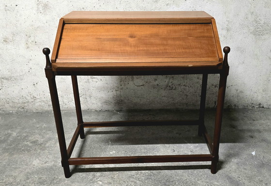 Image 1 of Modernist Teak Secretary by Fratelli Proserpio, Italy, 1960