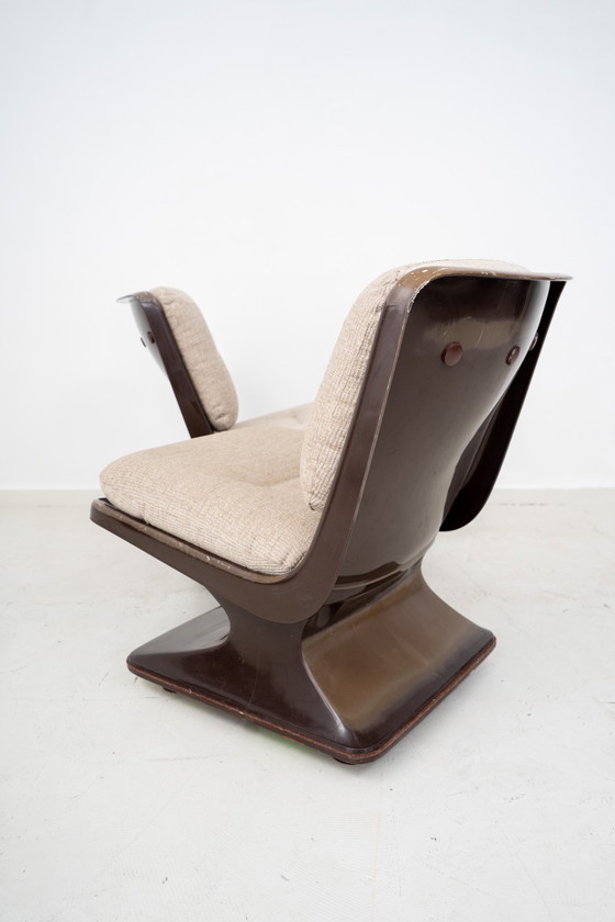 Image 1 of Set of 4 lounge chairs by Albert Jacob for Grosfilex 