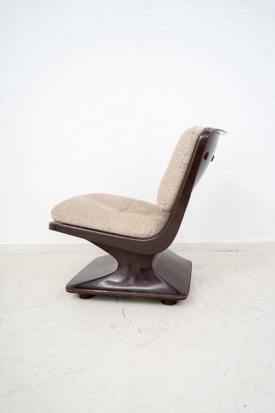 Image 1 of Set of 4 lounge chairs by Albert Jacob for Grosfilex 