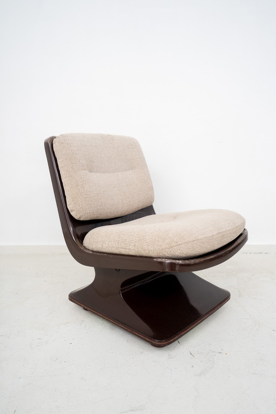 Image 1 of Set of 4 lounge chairs by Albert Jacob for Grosfilex 