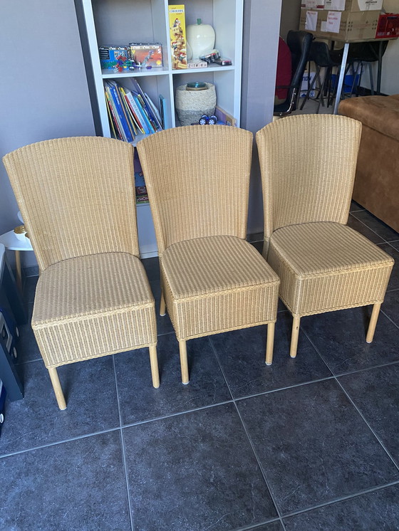 Image 1 of 8x LLoyd Loom chairs