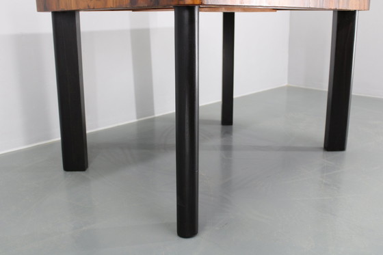 Image 1 of 1930S Art Deco Extendable Dining Table In Walnut Finish ,Czechoslovakia