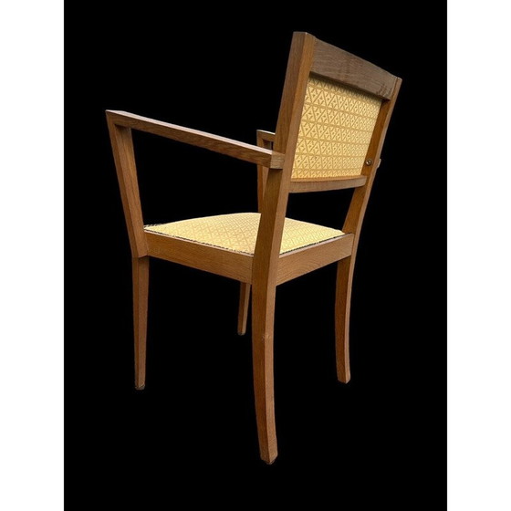Image 1 of Pair of vintage Art Deco armchairs in blond oak