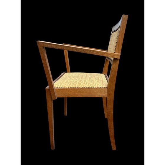 Image 1 of Pair of vintage Art Deco armchairs in blond oak