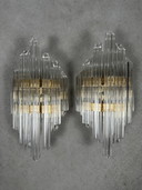 2x Vintage Italian wall lamp