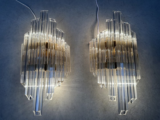 Image 1 of 2x Lampada da parete italiana vintage