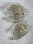 2x Vintage Italian wall lamp
