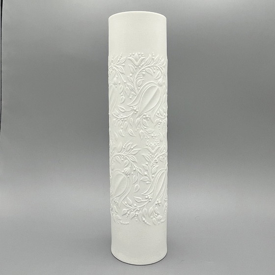 Image 1 of White Porcelain Vase - Bjørn Wiinblad Rosenthal Studio-Linie