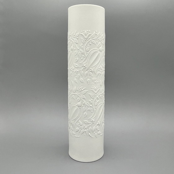 Image 1 of White Porcelain Vase - Bjørn Wiinblad Rosenthal Studio-Linie