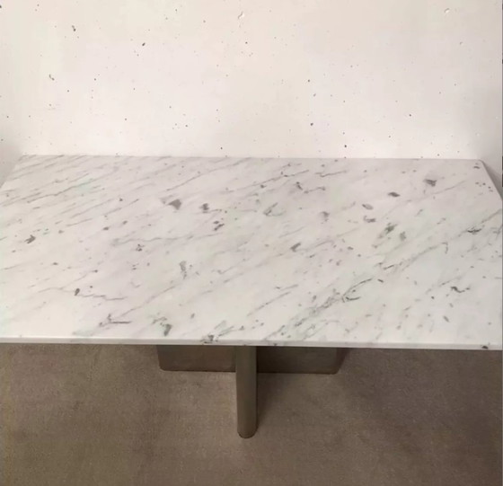 Image 1 of Marble And Metal Console, 1970