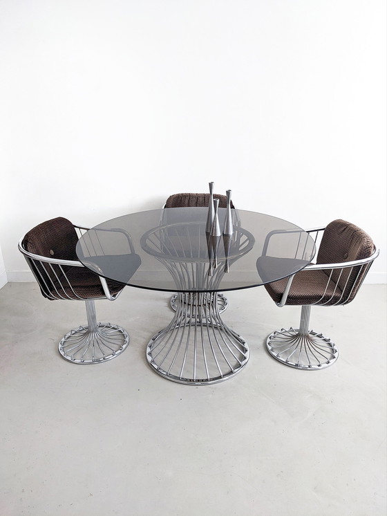 Image 1 of Space Age Dining Set by Tacke 1970's