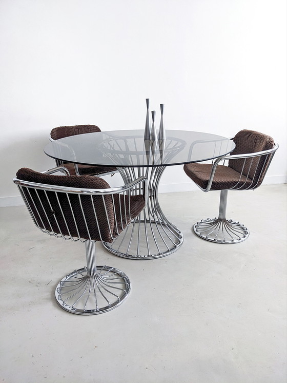 Image 1 of Space Age Dining Set by Tacke 1970's