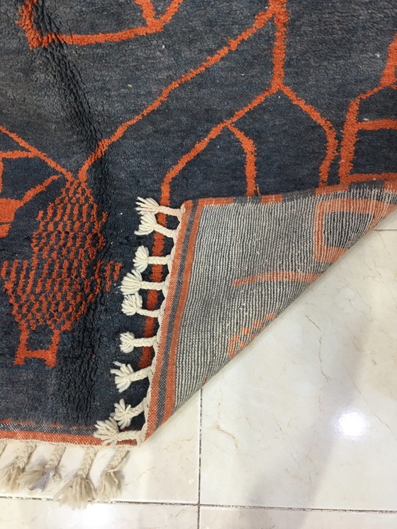 Image 1 of  ​ 1 655 / 5 000 Résultats de traduction Résultat de traduction Beni Ouarain Moroccan Berber Rug 2m45 x 1m54