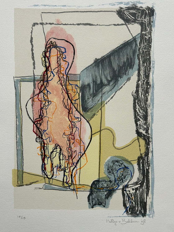 Image 1 of Screenprint Nelly van Bekkum