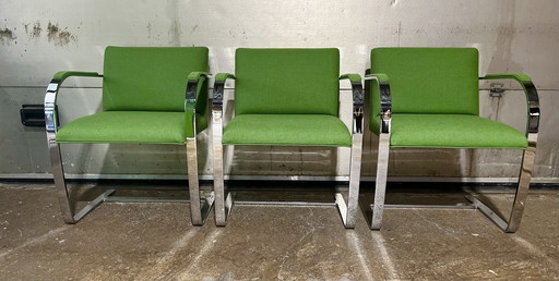 3x Brno Chair Mies Van Der Rohe