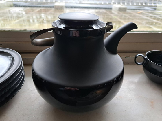 Image 1 of Tapio Wirkkala 'Black Series' Unique Design Tea Set