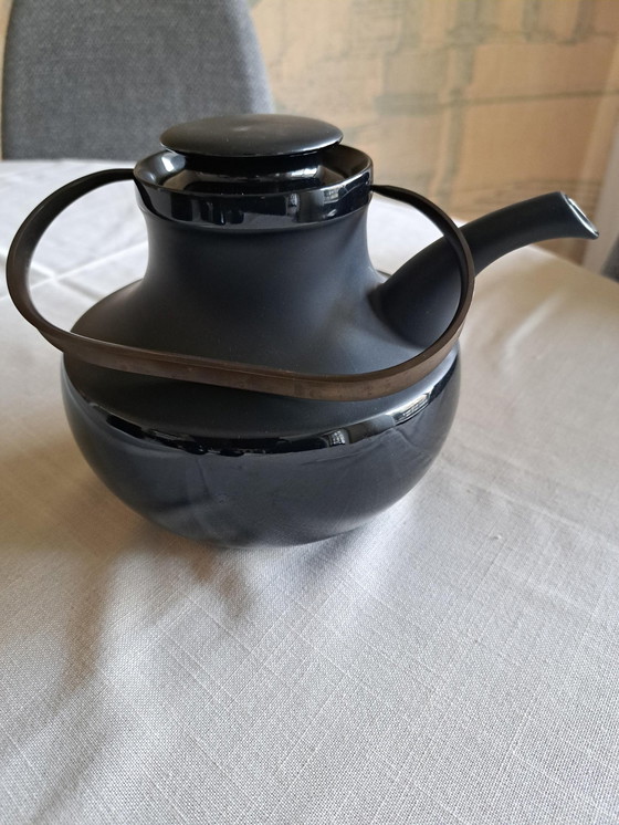 Image 1 of Tapio Wirkkala 'Black Series' Unique Design Tea Set