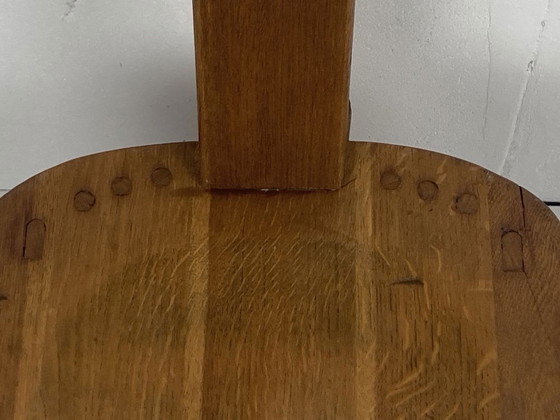 Image 1 of Brutalist Oak Low Chair Or Childrens Chair, 1970S