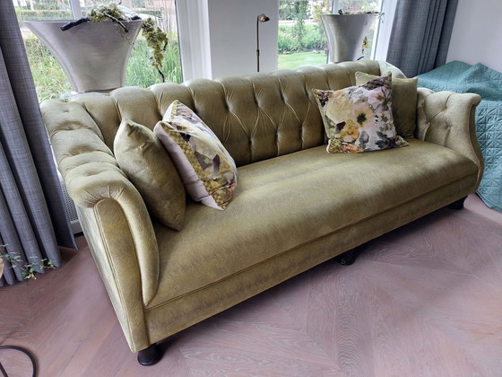 Image 1 of Chivasso Fabric Sofa With Buttons