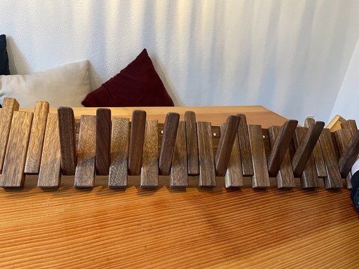 Solid Walnut Piano Coat Rack