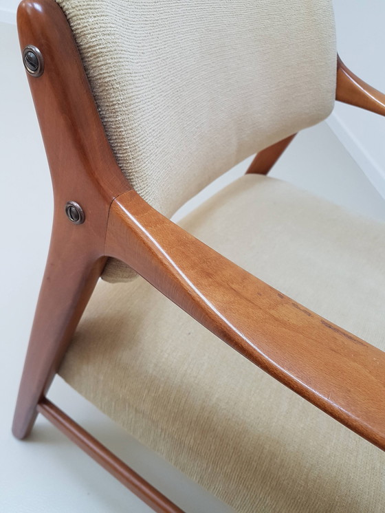 Image 1 of Swedish Solid Teak Chair By Inge Andersson For Bröderna, 1960s