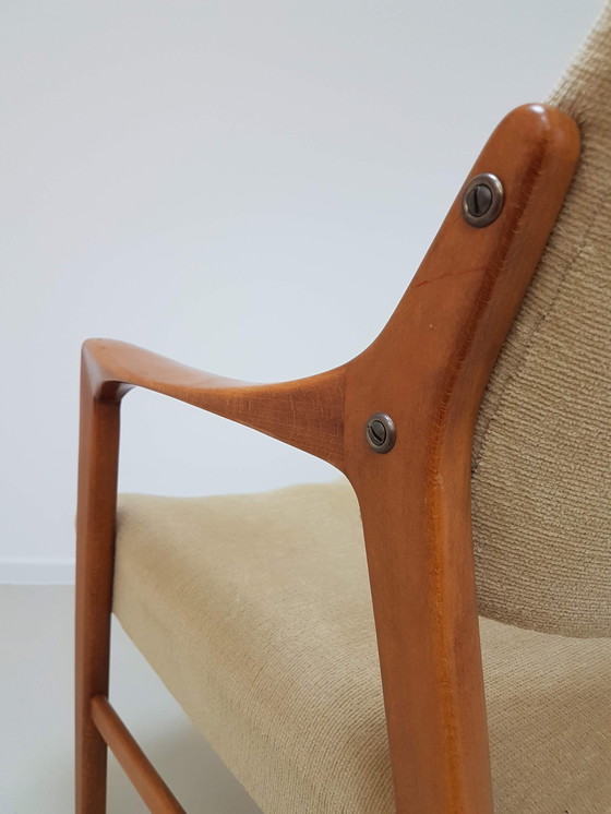 Image 1 of Swedish Solid Teak Chair By Inge Andersson For Bröderna, 1960s