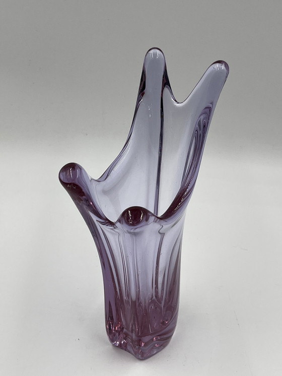 Image 1 of Val Saint Lambert Parma vase