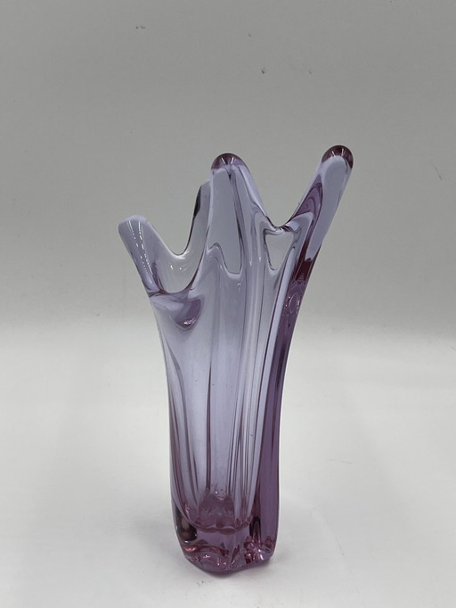 Val Saint Lambert Parma vase