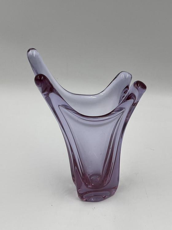 Image 1 of Val Saint Lambert Parma vase