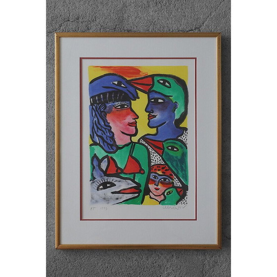 Image 1 of Vintage lithograph by Ulrika Hydman Vallien, 1999