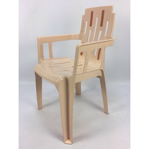 Vintage Set of 3 Boston Garden Chairs by Pierre Paulin for Herny Massonnet Stamp - 1980s