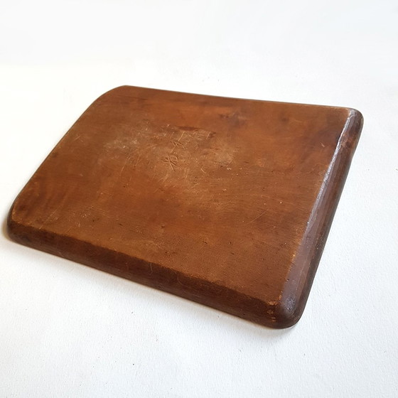 Image 1 of Antique Japanese Tochigi Folk Art Wood Tray