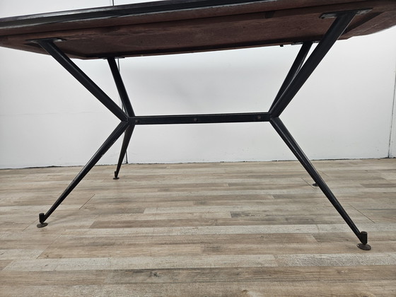 Image 1 of 1960S Vintage Iron Dining Table With Formica Top