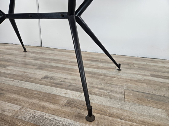 Image 1 of 1960S Vintage Iron Dining Table With Formica Top