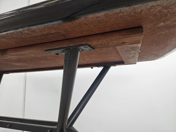 Image 1 of 1960S Vintage Iron Dining Table With Formica Top