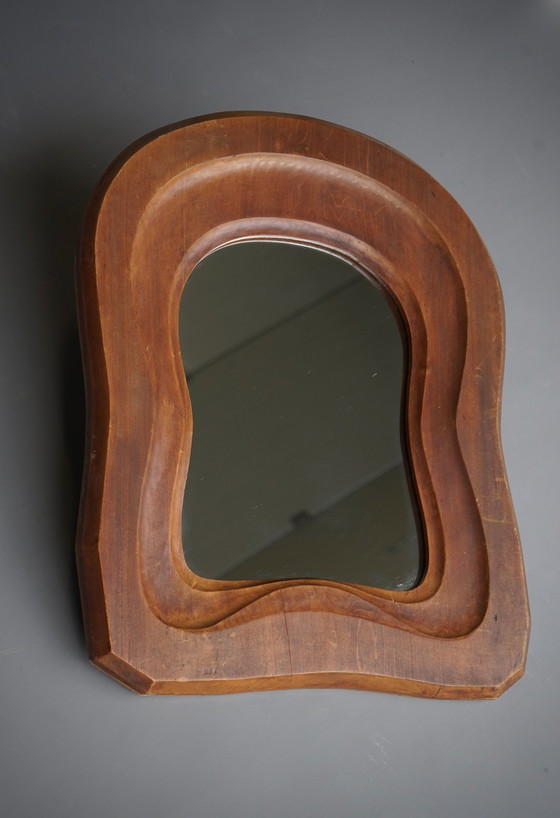 Image 1 of Miroir anthroposophique du Mid Century, années 1950