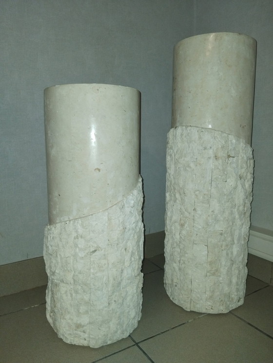 Image 1 of Mid - Century Marble Columns