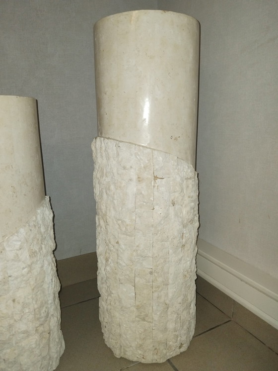 Image 1 of Mid - Century Marble Columns