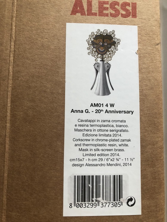 Image 1 of Alessi Corkscrew Anna G Special Edition 20Th Anniversary - New