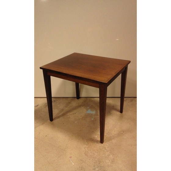 Image 1 of Small Danish side table in rosewood - 1970s