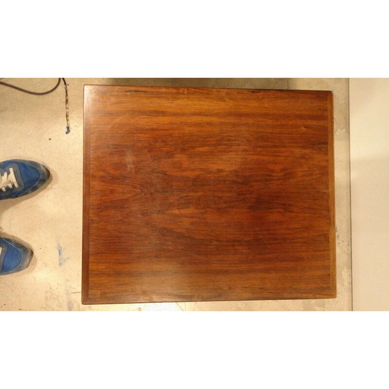 Image 1 of Small Danish side table in rosewood - 1970s