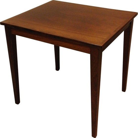 Image 1 of Small Danish side table in rosewood - 1970s
